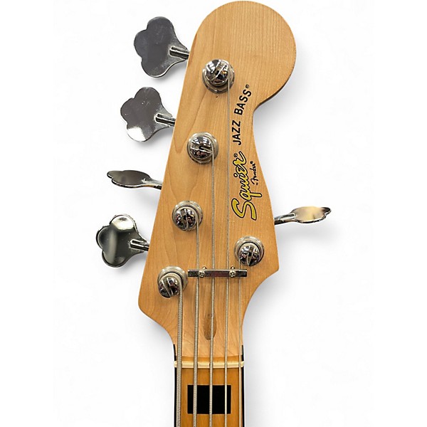 Used Squier Vintage Modified Jazz Bass V Natural Electric Bass Guitar