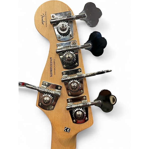 Used Squier Vintage Modified Jazz Bass V Natural Electric Bass Guitar