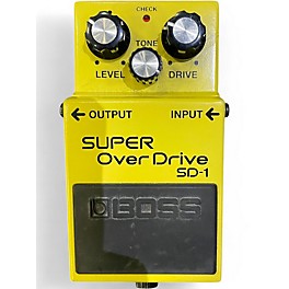 Used BOSS SD1 Super Overdrive Effect Pedal