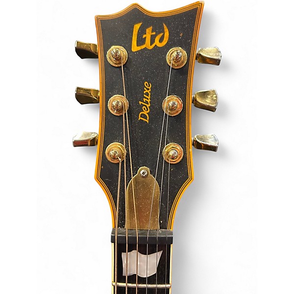 Used ESP LTD DELUXE EC-100 Black Solid Body Electric Guitar