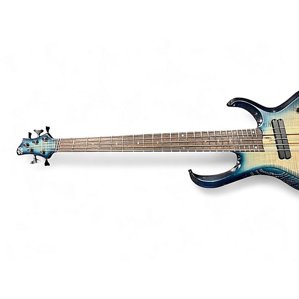 Used Ibanez BTB705 Cosmic Blue Starburst Electric Bass Guitar
