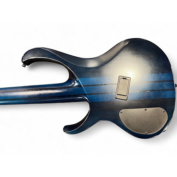 Used Ibanez BTB705 Cosmic Blue Starburst Electric Bass Guitar