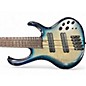 Used Ibanez BTB705 Cosmic Blue Starburst Electric Bass Guitar