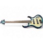 Used Ibanez BTB705 Cosmic Blue Starburst Electric Bass Guitar
