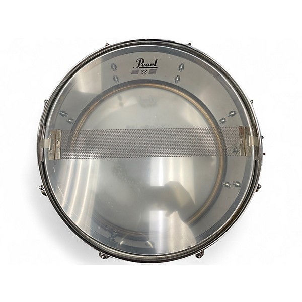 Used Pearl 6.5X14 SNARE STEEL Drum