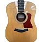 Used Taylor 210E Natural Acoustic Electric Guitar