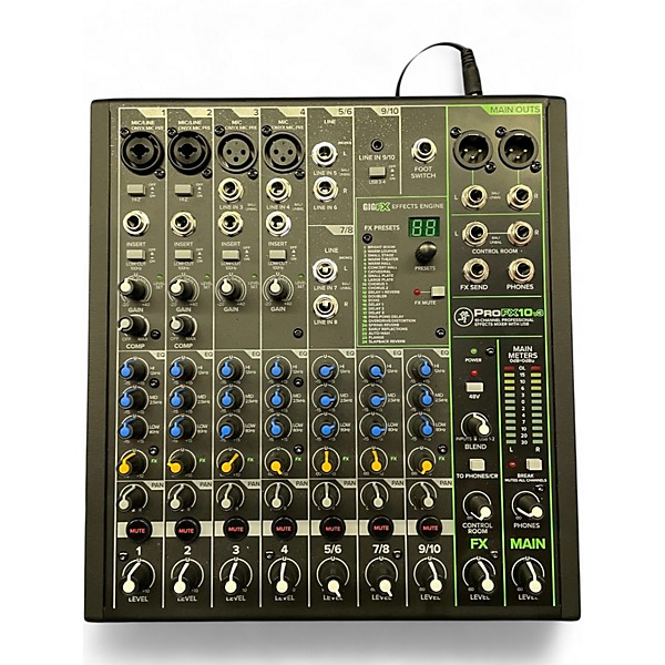 Used Mackie PROFX10 Unpowered Mixer