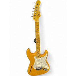 Used G&L legacy semi hollow Vintage Yellow Hollow Body Electric Guitar