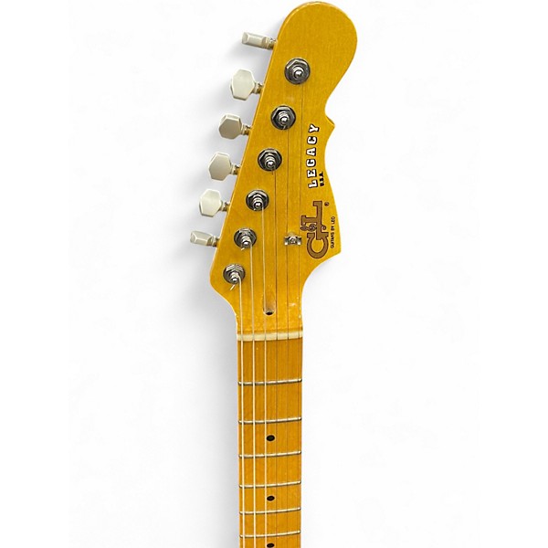 Used G&L legacy semi hollow Vintage Yellow Hollow Body Electric Guitar