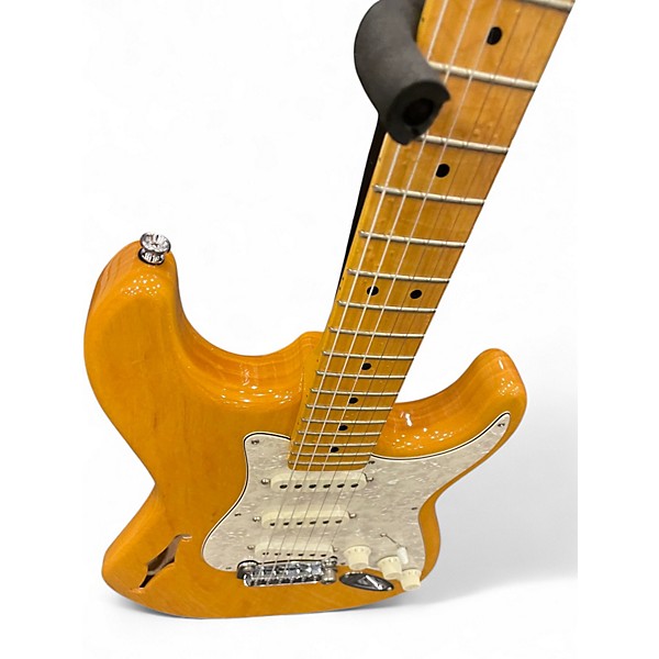 Used G&L legacy semi hollow Vintage Yellow Hollow Body Electric Guitar