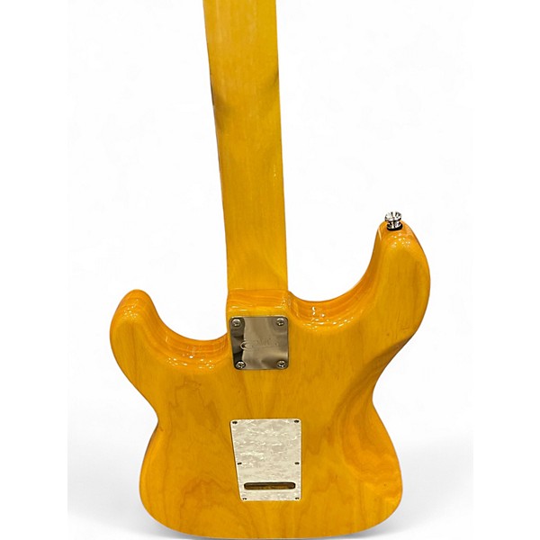 Used G&L legacy semi hollow Vintage Yellow Hollow Body Electric Guitar