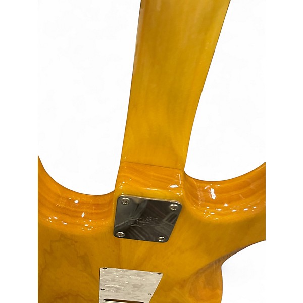 Used G&L legacy semi hollow Vintage Yellow Hollow Body Electric Guitar