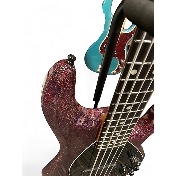 Used Ernie Ball Music Man dark ray dark rainbow Electric Bass Guitar