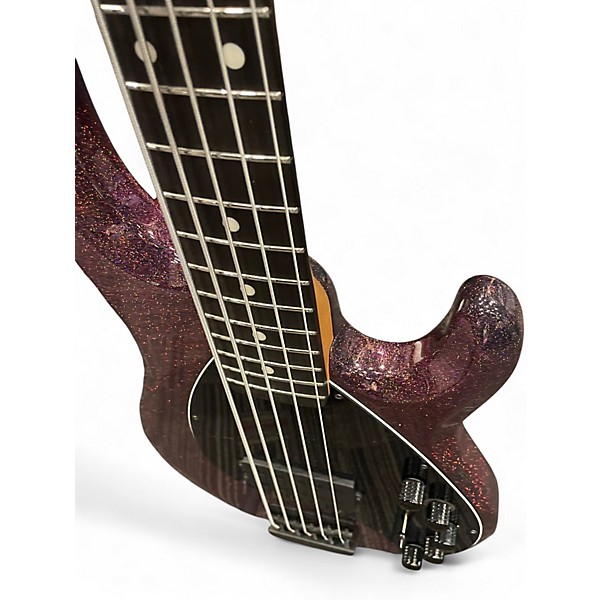 Used Ernie Ball Music Man dark ray dark rainbow Electric Bass Guitar