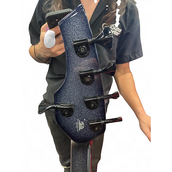 Used Ernie Ball Music Man Bongo 5 HH eclipse sparkle Electric Bass Guitar