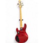Used Sterling by Music Man StringRay Ray4 HH Candy Apple Red Electric Bass Guitar