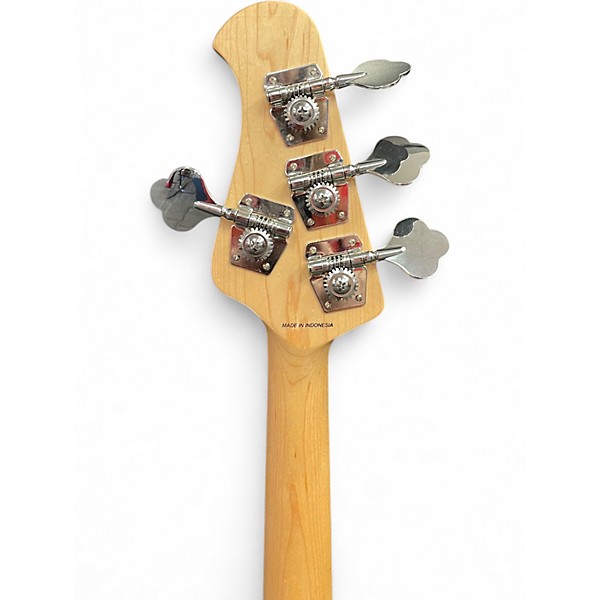 Used Sterling by Music Man StringRay Ray4 HH Candy Apple Red Electric Bass Guitar