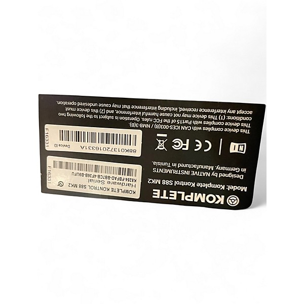 Used Native Instruments Komplete Kontrol S88 MK2 MIDI Controller