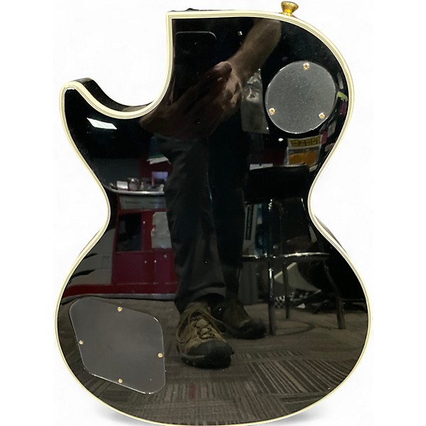 Used Epiphone Les Paul Custom Black Solid Body Electric Guitar