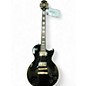 Used Epiphone Les Paul Custom Pro Black and Gold Solid Body Electric Guitar