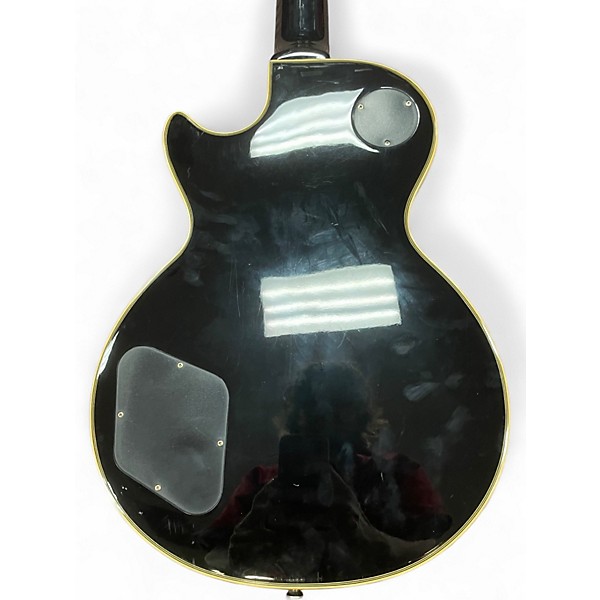 Used Epiphone Les Paul Custom Pro Black and Gold Solid Body Electric Guitar