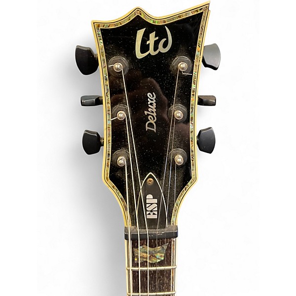 Used ESP LTD EC1000 Deluxe Black Solid Body Electric Guitar