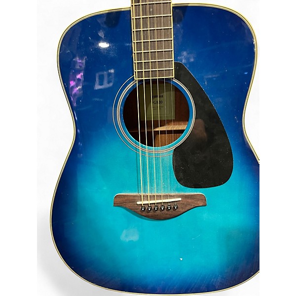 Used Yamaha FG820 Blue Burst Acoustic Guitar