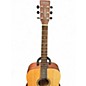 Used Fender CD220SCE Exotic Ash Burl Natural Acoustic Electric Guitar