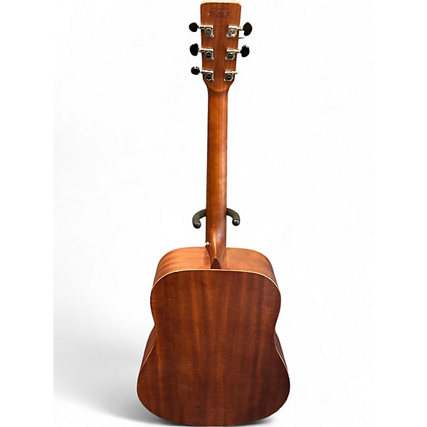 Used Fender CD220SCE Exotic Ash Burl Natural Acoustic Electric Guitar