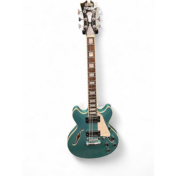 Used D'Angelico Premier DC Mini Lake Placid Blue Hollow Body Electric Guitar