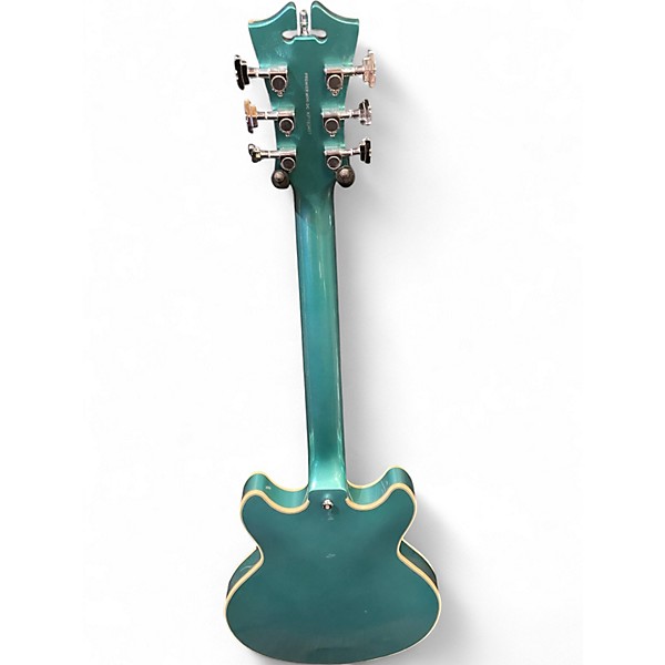 Used D'Angelico Premier DC Mini Lake Placid Blue Hollow Body Electric Guitar