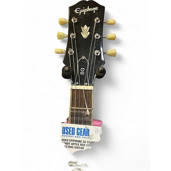 Used Epiphone SG Standard Candy Apple Red Solid Body Electric Guitar