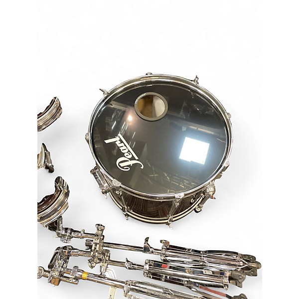 Used Pearl 6 Piece Export Wine Red Drum Kit