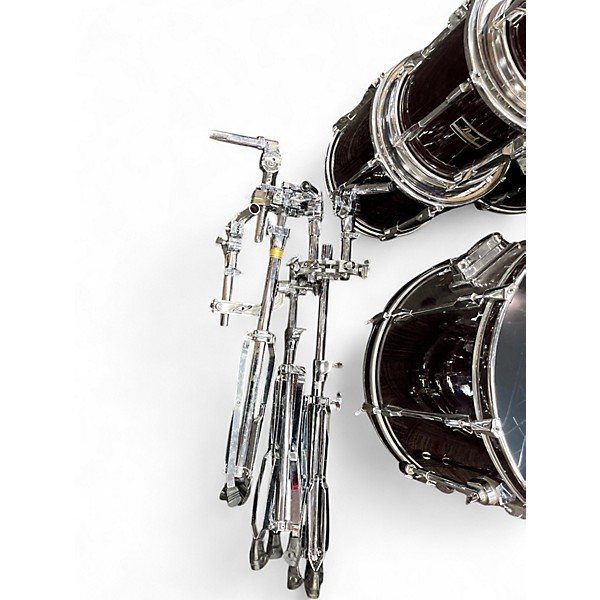 Used Pearl 6 Piece Export Wine Red Drum Kit