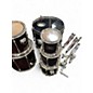 Used Pearl 6 Piece Export Wine Red Drum Kit
