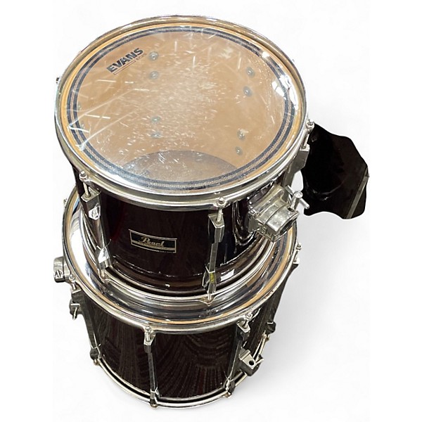 Used Pearl 6 Piece Export Wine Red Drum Kit