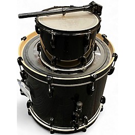 Used Pearl 2 Piece Vision Black Drum Kit
