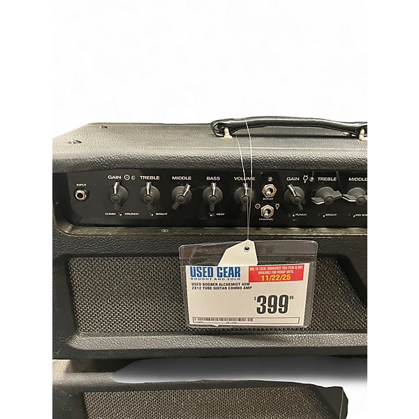 Used Bogner Alchemist 40W 2x12 Tube Guitar Combo Amp