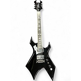 Used B.C. Rich DELUXE SERIES WARLOCK Black Solid Body Electric Guitar