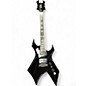 Used B.C. Rich DELUXE SERIES WARLOCK Black Solid Body Electric Guitar thumbnail
