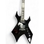 Used B.C. Rich DELUXE SERIES WARLOCK Black Solid Body Electric Guitar
