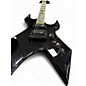 Used B.C. Rich DELUXE SERIES WARLOCK Black Solid Body Electric Guitar