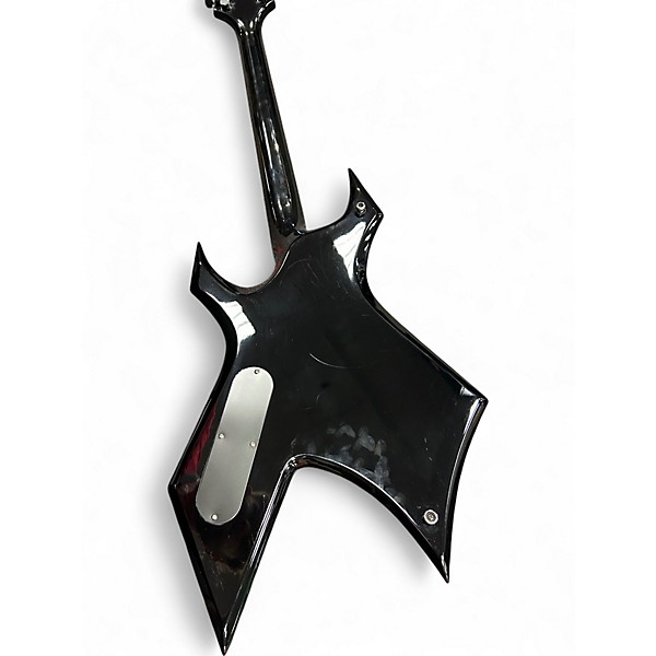 Used B.C. Rich DELUXE SERIES WARLOCK Black Solid Body Electric Guitar