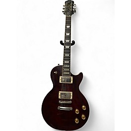 Used Epiphone Les Paul 1960 Tribute Plus Black Cherry Solid Body Electric Guitar