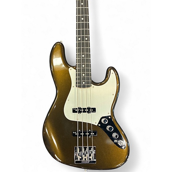 Used Fender american ultra 2 jazz bass texas tea Electric Bass Guitar