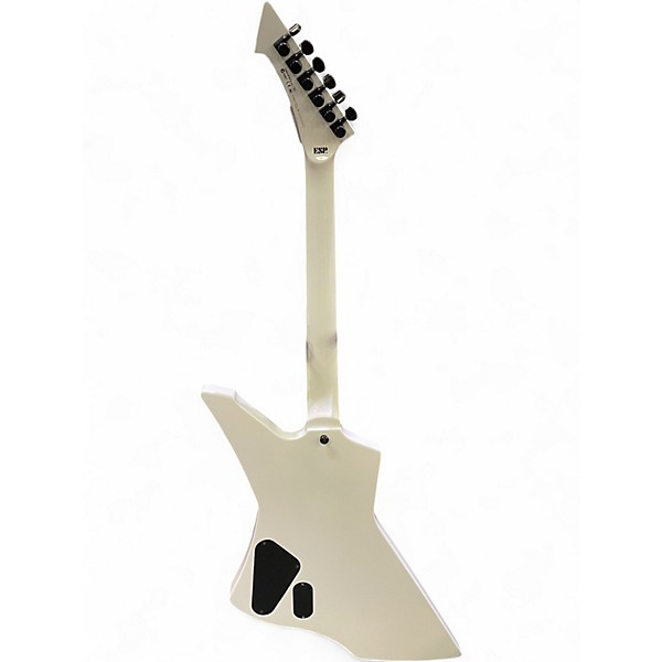 Used Esp Ltd LTD James Hetfield Snakebyte Snow White Solid Body Electric Guitar