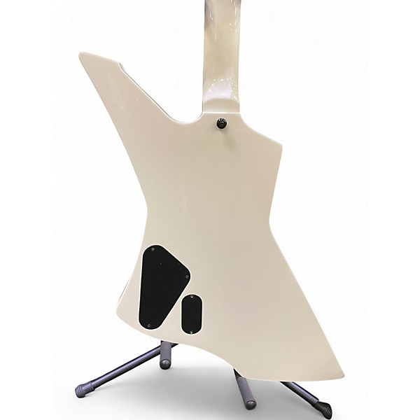 Used Esp Ltd LTD James Hetfield Snakebyte Snow White Solid Body Electric Guitar