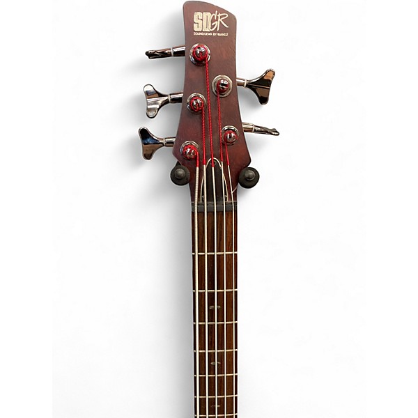 Used Ibanez SR505 5 String Mahogany Electric Bass Guitar