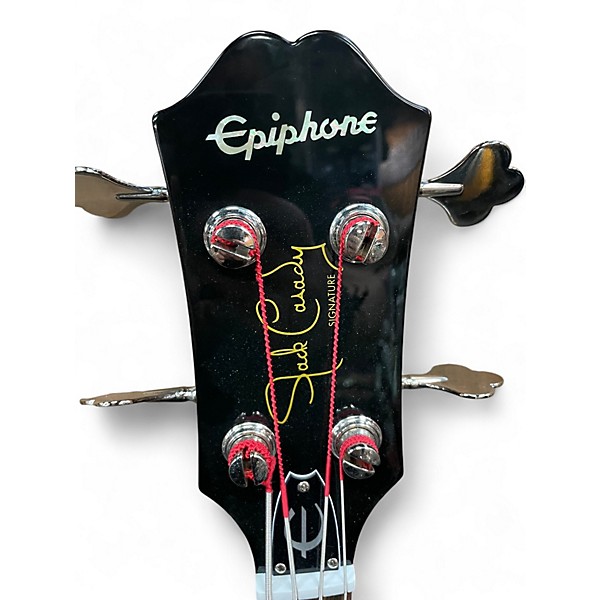 Used Epiphone Jack Casady Signature Sparking Burgundy Electric Bass Guitar