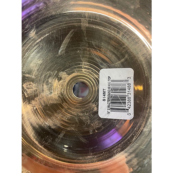 Used Zildjian 14in Mastersound Hi Hat Pair Cymbal